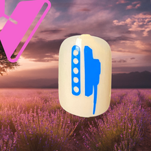 Load image into Gallery viewer, 20 Count Pack Single Design Nail Decals - Tanks Are Full