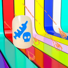Load image into Gallery viewer, 20 Count Pack Single Design Nail Decals - Sharps Son Mal
