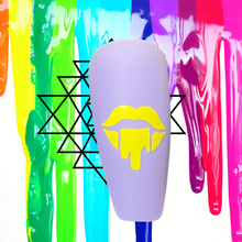 Load image into Gallery viewer, 20 Count Pack Single Design Nail Decals - Melt Mouth