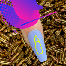 Load image into Gallery viewer, 20 Count Pack Single Design Nail Decals - Full Metal Jacket